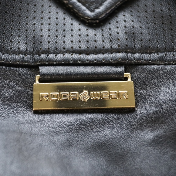 ROCA WEAR LEATHER JACKET. SIZE LARGE - Picture 4 of 9